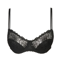 Soutien-gorge à bretelles extérieures Marie Jo doublé couture Jane noire