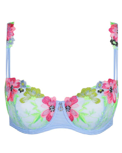 Soutien-gorge balconnet Marie Jo couture verticale Odilly santorini bleu