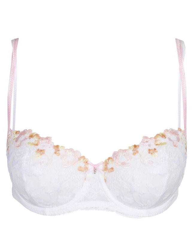 Soutien-gorge balconnet Marie Jo couture verticale Lizelot blanc