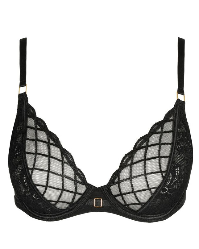 Marie Jo soutien-gorge décolleté profond Aven noir 