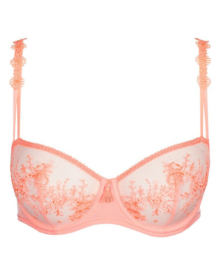 Marie Jo nicht unterlegter Balconette-BH mit Bügel Vertikale Naht Annaelle neon peach