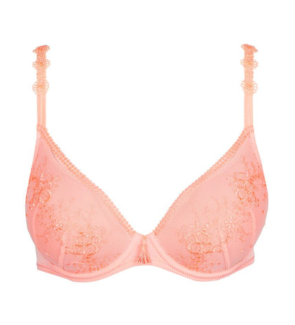 Marie Jo unterlegter BH mit Bügel Herzform Annaelle neon peach