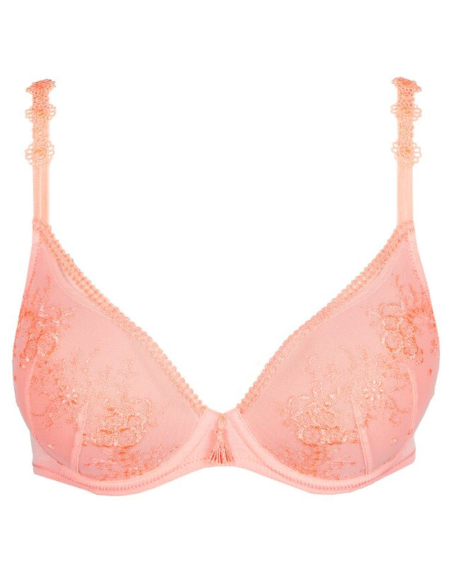 Marie Jo unterlegter BH mit Bügel Herzform Annaelle neon peach