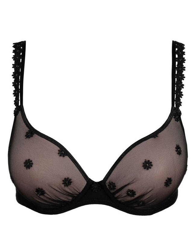 Marie Jo unterlegter Bügel BH Herzform Daisy schwarz
