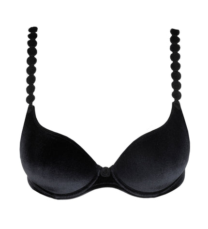 Marie Jo Unterlegter BH Herzform Tom black velvet