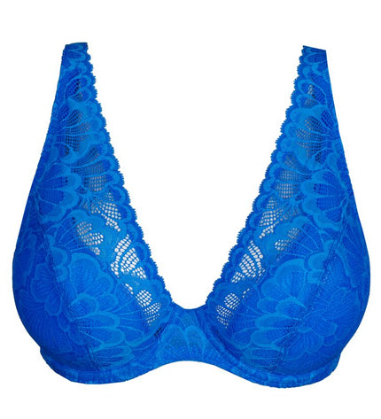 Prima Donna Twist halb Unterlegter BH Tiefdekolletiert Mocuto blu china