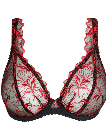 Prima Donna tiefdekolletierter BH springdale black rose