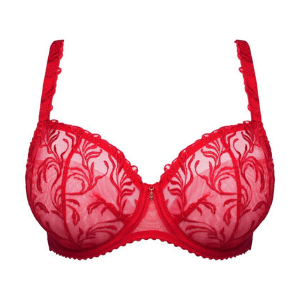 Prima Donna unterlegter BH Balconette Vertikale Naht ohne Polsterung Solisse true red