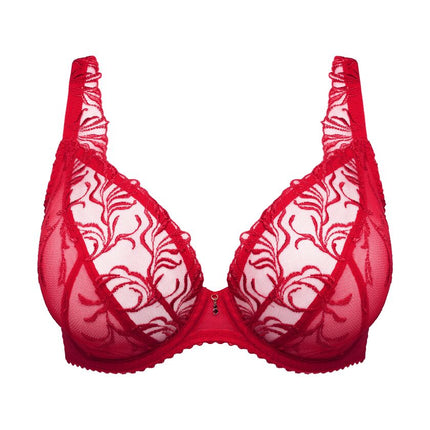 Prima Donna Tiefdekolletierter Bügel BH ohne Polsterung Solisse true red