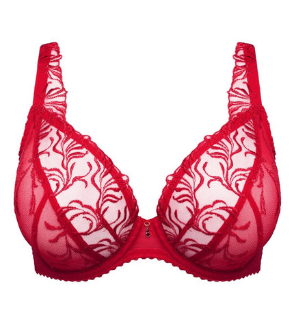 Prima Donna Tiefdekolletierter Bügel BH ohne Polsterung Solisse true red