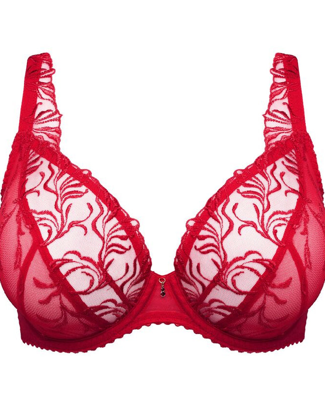 Prima Donna Tiefdekolletierter Bügel BH ohne Polsterung Solisse true red