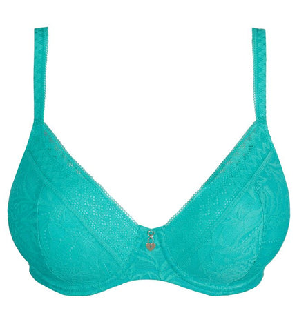 Prima Donna Twist unterlegter BH Herzform Palermo sunny teal