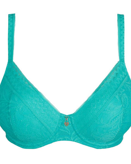 Prima Donna Twist unterlegter BH Herzform Palermo sunny teal