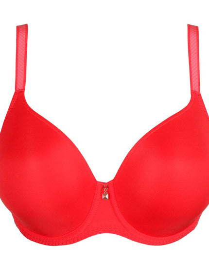 Prima Donna Twist unterlegter BH mit Bügel Herzform Grace Bay Koralle