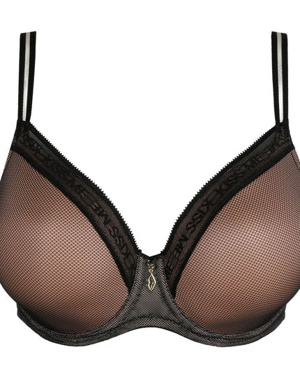 Prima Donna Twist unterlegter BH mit Bügel Herzform Cools schwarz