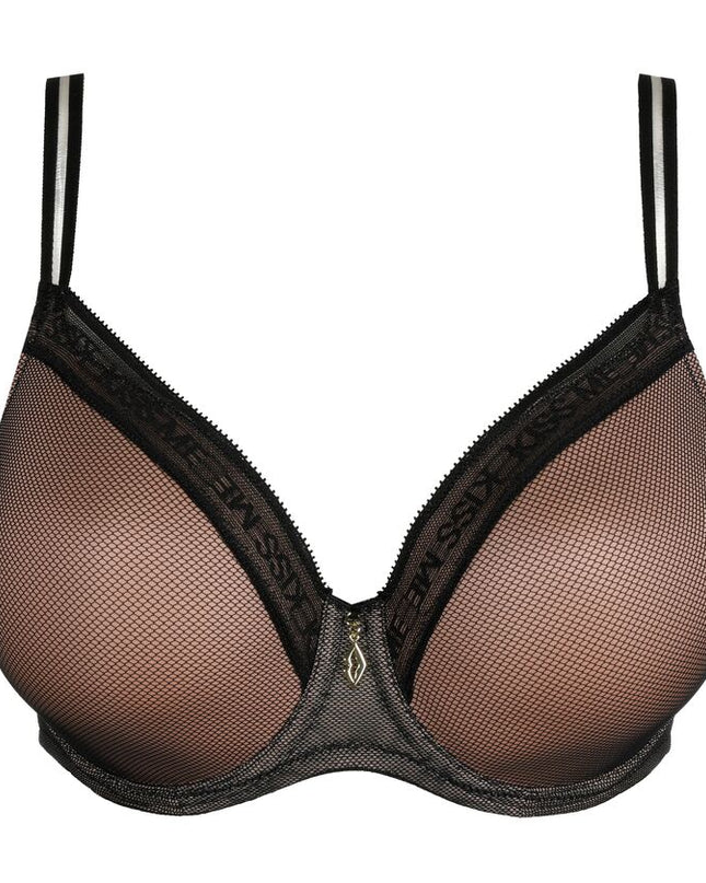 Prima Donna Twist unterlegter BH mit Bügel Herzform Cools schwarz