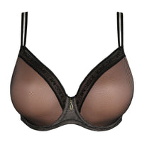 Prima Donna Twist unterlegter BH mit Bügel Herzform Cools schwarz