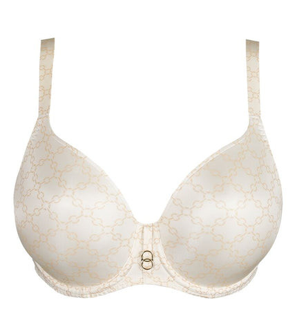 Prima Donna Twist unterlegter BH mit Bügel Herzform Kero natur