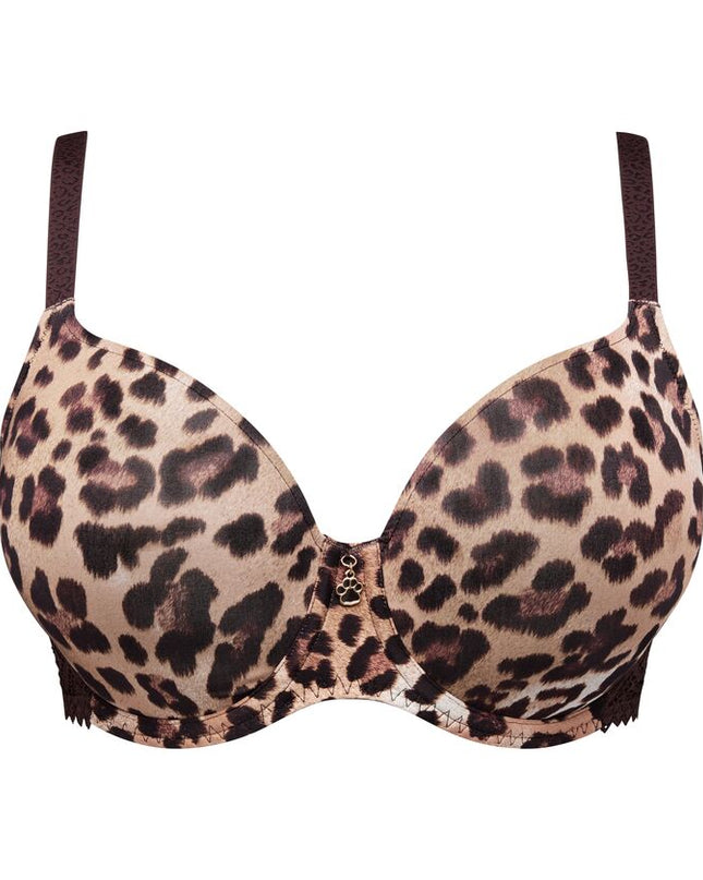 Prima Donna Twist unterlegter BH Herzform Giganni leopard bloom