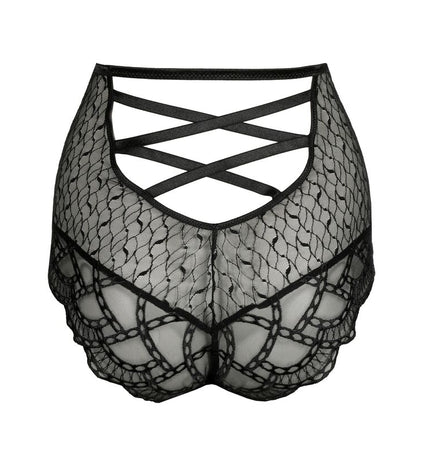 Primadonna Exklusiv Slip mit Schnürung Naica schwarz