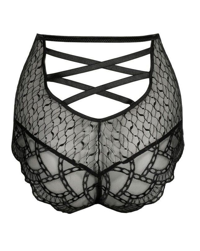 Primadonna Exklusiv Slip mit Schnürung Naica schwarz