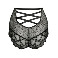 Primadonna Exklusiv Slip mit Schnürung Naica schwarz