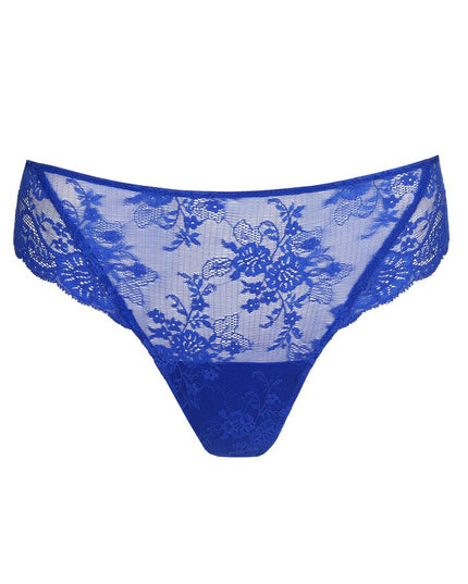 Marie Jo string Melipha imprimé bleu