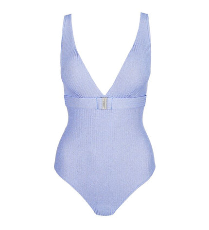 Marie Jo Swim Tiefdekolletierter Badeanzug ohne Bügel Tinjis sparkling dusk