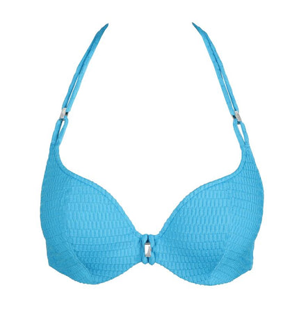 Bikini imbottito a cuore Marie Jo Swim, modello Cherilyn, colore sea breeze.