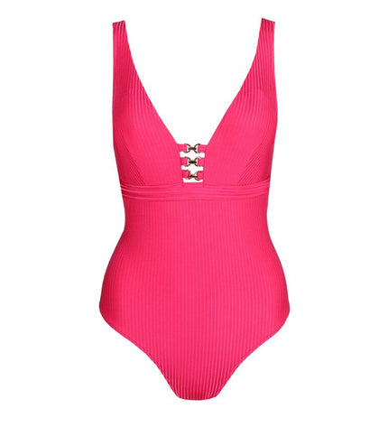 Marie Jo Swim Tiefdek Badeanzug ohne Bügel Emly dragon fruit