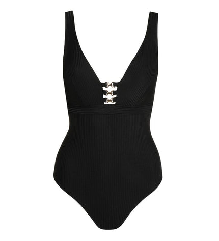 Marie Jo Swim Tiefdek Badeanzug ohne Bügel Emly schwarz