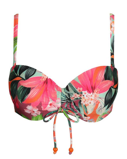 Marie Jo bikini rembourré bustier Norma Jeanne coucher de soleil tropical