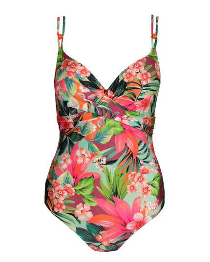 Marie Jo Swim unterlegtes tiefdek Badeanzug Norma Jeanne tropical sunset