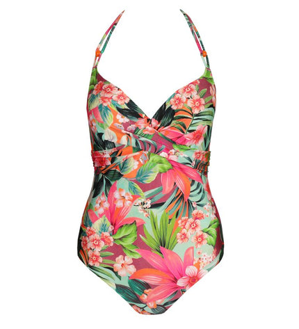 Marie Jo Swim unterlegtes tiefdek Badeanzug Norma Jeanne tropical sunset
