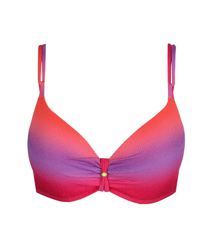 Marie Jo Swim unterlegtes Bikini Top Tief Nusa Dua spectral