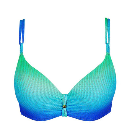 Marie Jo Swim unterlegtes Bikini Top Tief Nusa Dua seascape