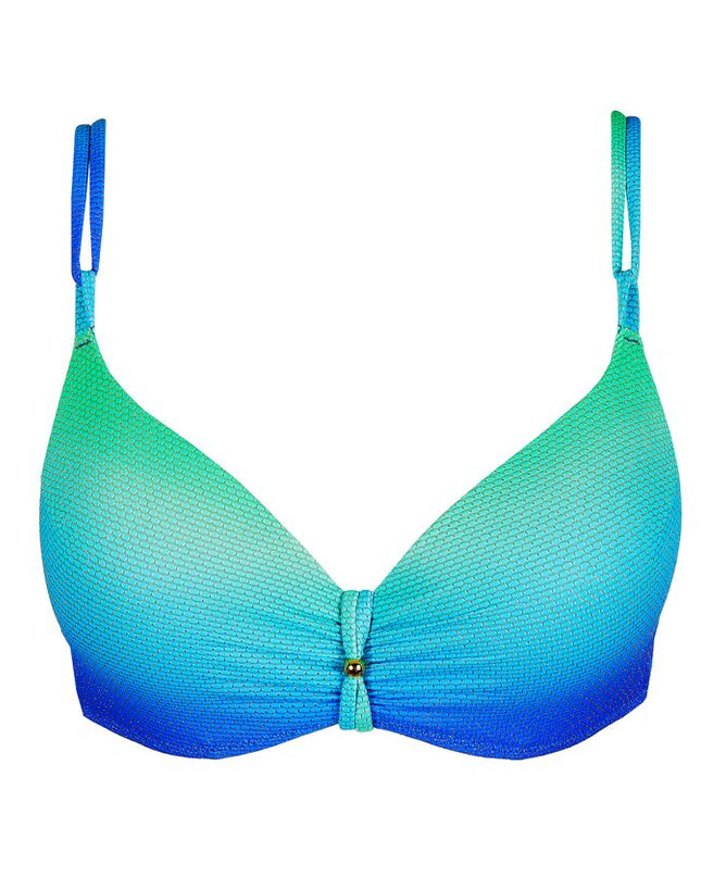 Marie Jo Swim unterlegtes Bikini Top Tief Nusa Dua seascape