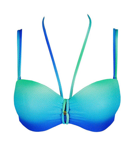 Marie Jo Swim unterlegter Bikini Trägerlos Nusa Dua seascape