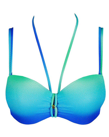 Marie Jo Swim unterlegter Bikini Trägerlos Nusa Dua seascape