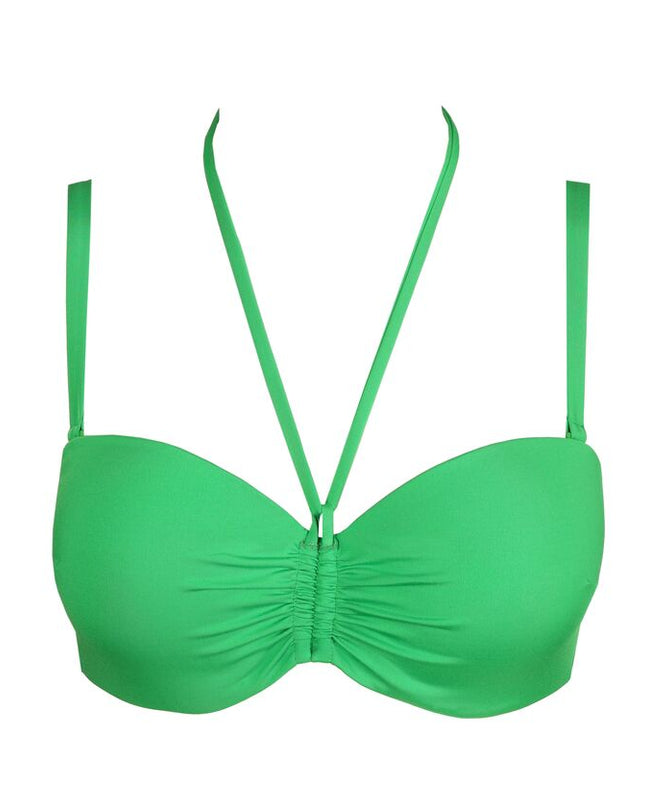 Marie Jo Swim unterlegter Bikini trägerlos Madurai exotic green