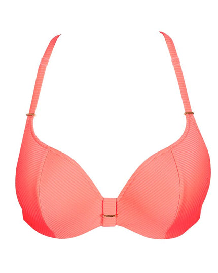 Marie Jo Swim Unterlegter Bikini Herzform Cassie neon fiesta