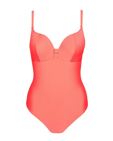 Marie Jo Swim Unterlegter Badeanzug Herzform Cassie neon fiesta