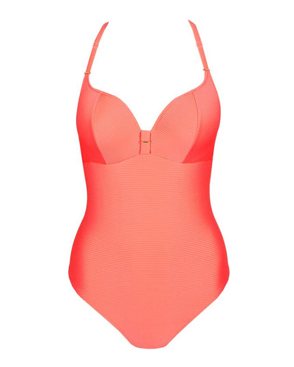 Marie Jo Swim Unterlegter Badeanzug Herzform Cassie neon fiesta