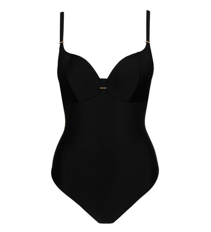 Marie Jo Swim Unterlegter Badeanzug Herzform Cassie schwarz