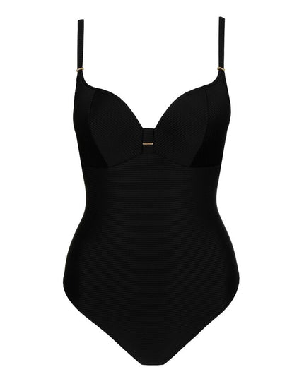 Marie Jo Swim Unterlegter Badeanzug Herzform Cassie schwarz