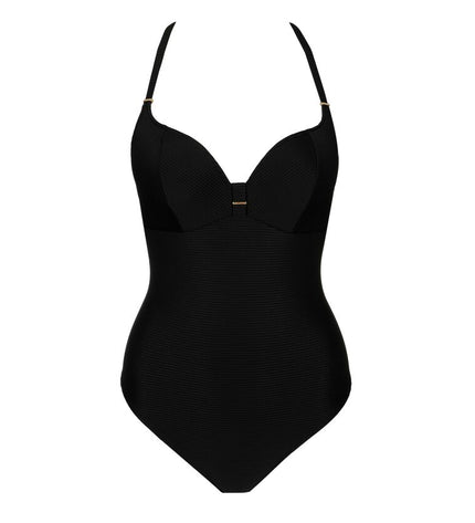 Marie Jo Swim Unterlegter Badeanzug Herzform Cassie schwarz