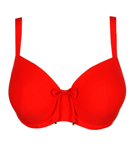Prima Donna Swim unterlegter Bikini Balconette mit Bügel Aswan fiesta red