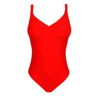 Prima Donna Swim Tiefdekolletierter Badeanzug ohne Bügel Aswan fiesta red