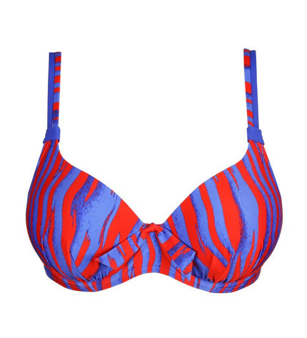 80D / 80E / Prima Donna Swim unterlegter Bikini Herzform Skudai wild stripes