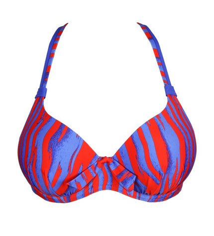 80D / 80E / Prima Donna Swim unterlegter Bikini Herzform Skudai wild stripes